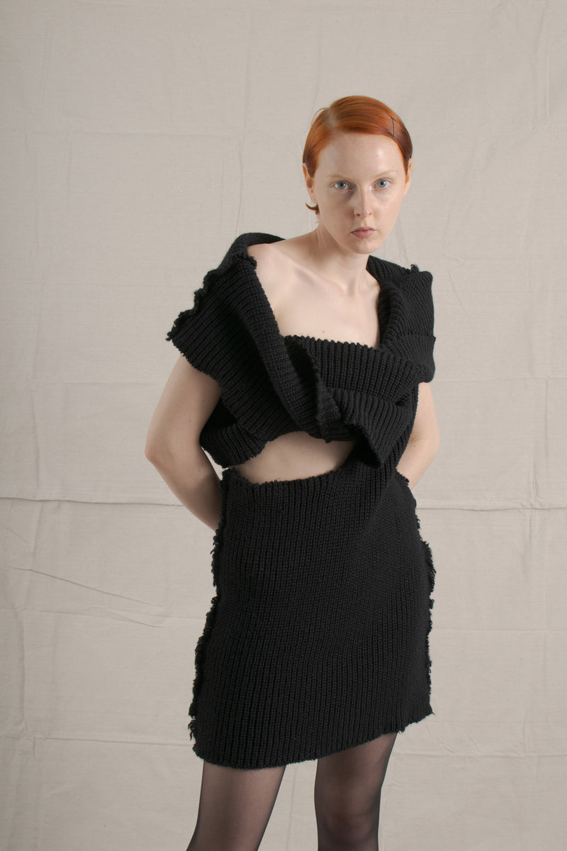 Fitted Daisy Mandarin Collar Dress – La Garçonne