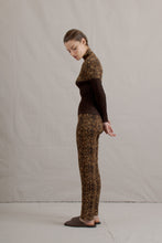 Load image into Gallery viewer, Y2K Issey Miyake Printed Brown Pleated Set