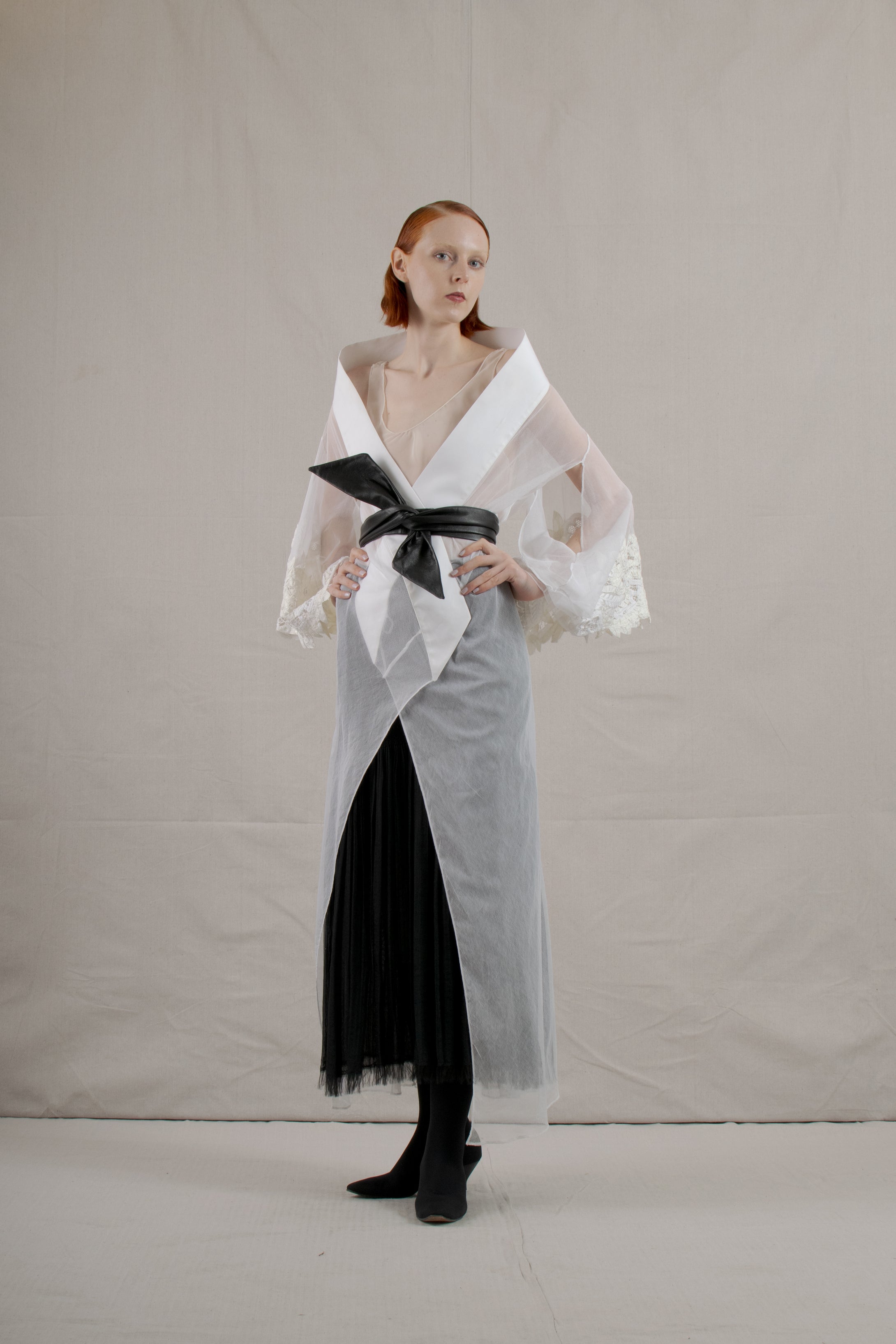 SS 1999 Runway Jean Paul Gaultier Lace Kimono