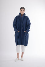 Load image into Gallery viewer, Y2K Homme Plisse Issey Miyake Blue Pleated Coat
