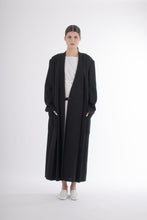 Load image into Gallery viewer, 1982 Issey Miyake Black Knit Maxi Sweater Coat
