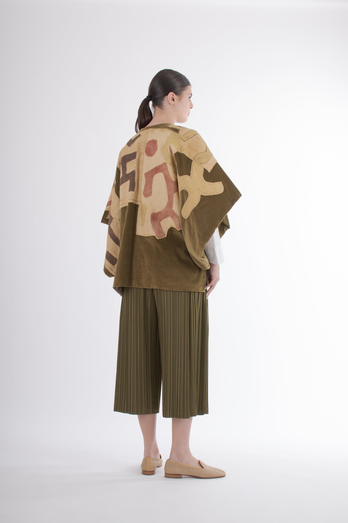 1980's Vintage Repurposed Kuba Textile Kimono Jacket