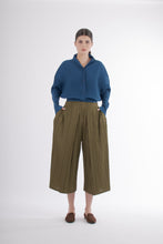 Load image into Gallery viewer, Y2K Issey Miyake Blue Pleated Batwing Top
