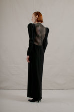 Load image into Gallery viewer, 1980&#39;s Galanos Sheer Back Black Gown
