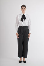 Load image into Gallery viewer, 2000&#39;s COMME des GARÇONS White Tuxedo Ruffle Shirt
