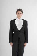 Load image into Gallery viewer, 1980&#39;s Gianfranco Ferre Black Tuxedo Blazer

