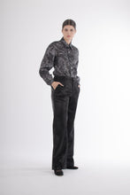 Load image into Gallery viewer, Y2K Gucci by Tom Ford Black Iridescent Low Rise Slacks
