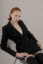 Load image into Gallery viewer, Fall 1998 Thierry Mugler Black Skirt Suit
