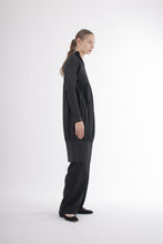 Load image into Gallery viewer, Y2K Issey Miyake Pleats Please Black Pleated Bubble Coat
