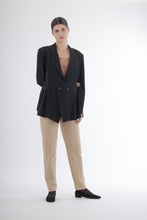 Load image into Gallery viewer, 1980&#39;s Matsuda Black Double Breasted Blazer
