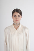 Load image into Gallery viewer, 1980&#39;s Chanel Cream Silk Blouse
