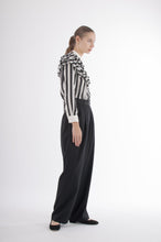 Load image into Gallery viewer, 1990&#39;s Kansai Yamamoto Striped Ruffle Blouse
