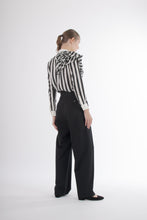 Load image into Gallery viewer, 1990&#39;s Kansai Yamamoto Striped Ruffle Blouse
