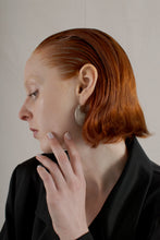 Load image into Gallery viewer, Artisan Sterling Mesh w/ 14k Gold Post Rain Drop Earrings
