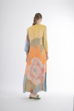 Load image into Gallery viewer, 1970&#39;s Hanae Mori Yellow Floral Silk Chiffon Dress
