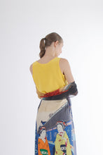 Load image into Gallery viewer, 1990&#39;s Yves Saint Laurent Yellow Silk Tank
