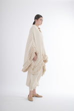 Load image into Gallery viewer, 1980&#39;s Norma Kamali Ivory Cable Knit Poncho
