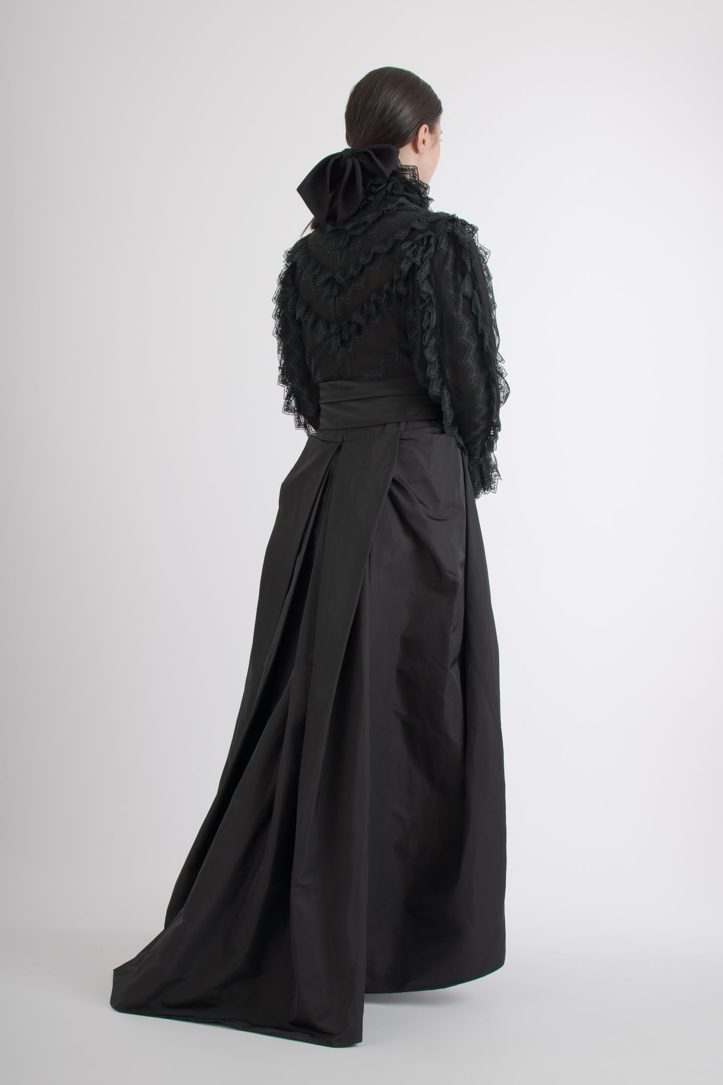 1990's Vivienne Westwood Couture Gold Label Black Ball Skirt