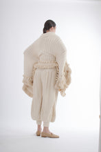 Load image into Gallery viewer, 1980&#39;s Norma Kamali Ivory Cable Knit Harem Pants
