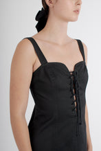 Load image into Gallery viewer, 1990&#39;s Yves Saint Laurent Black Corset Dress
