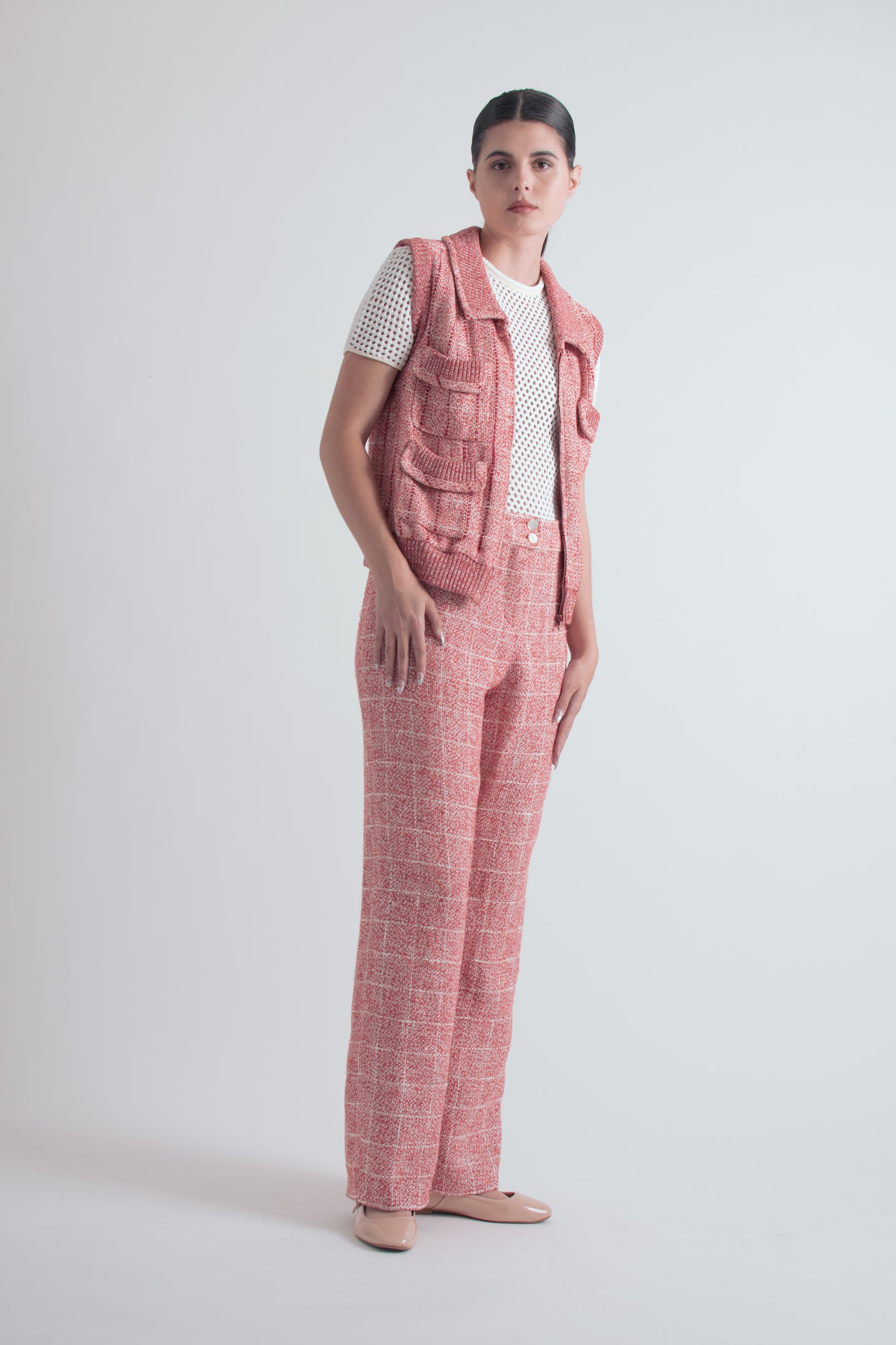SS 2001 Chanel Bouclé Slacks Set
