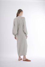 Load image into Gallery viewer, 1984 Issey Miyake Asymmetrical Avant-garde Dove Grey Sweater Dress
