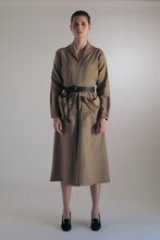 Load image into Gallery viewer, 1940&#39;s Claire McCardell Khaki Pocket Dress
