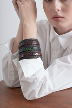 Load image into Gallery viewer, Lanvin Genuine Snake Skin Statement Cuff
