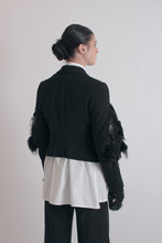 Load image into Gallery viewer, 2004 Comme des Garçons Black Deconstructed Blazer
