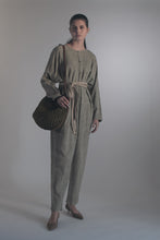Load image into Gallery viewer, 1980&#39;s Issey Miyake Plantation Moss Green Textured Jumpsuit
