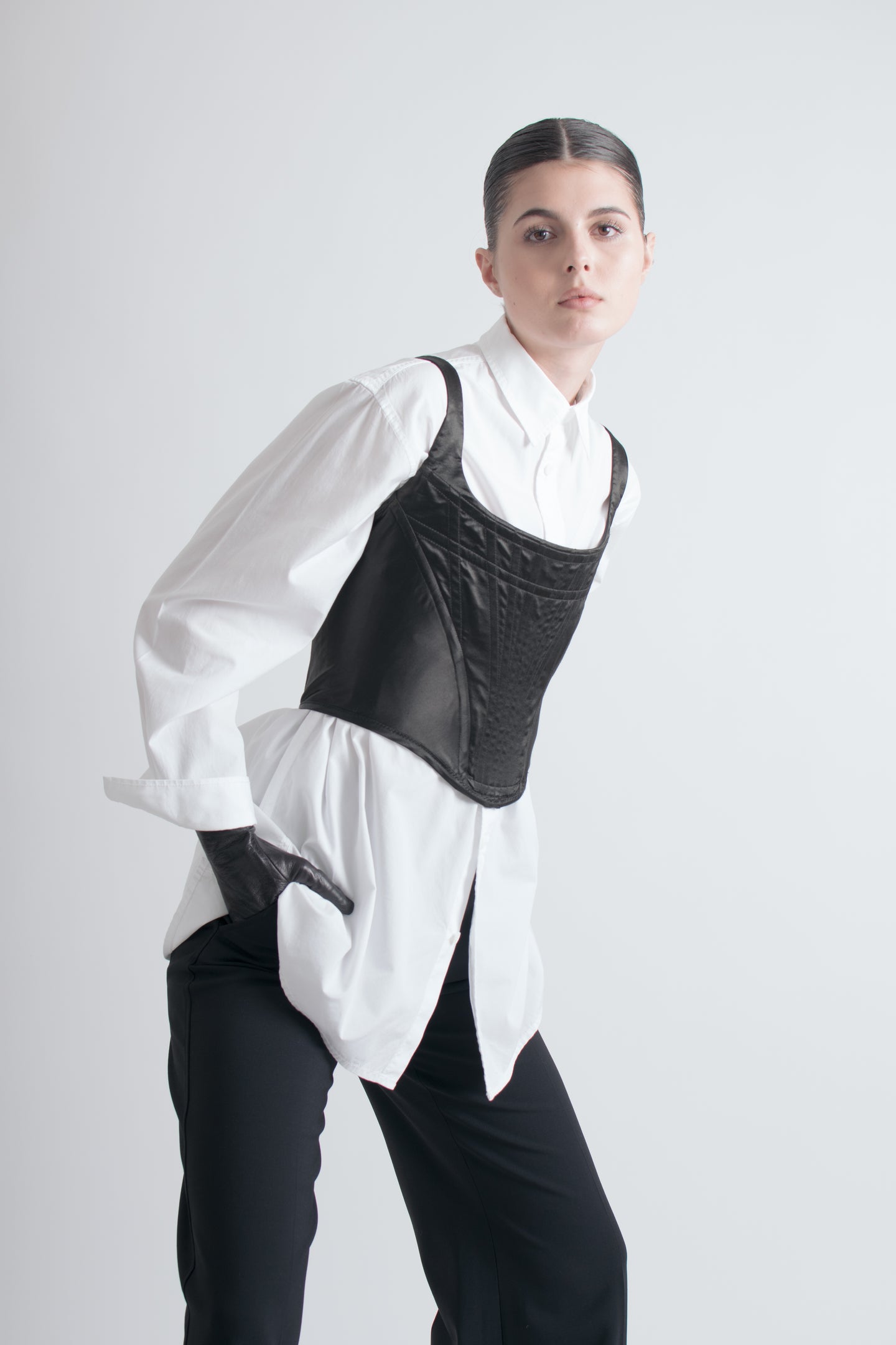 1990's Vivienne Westwood Red Label Black Corset